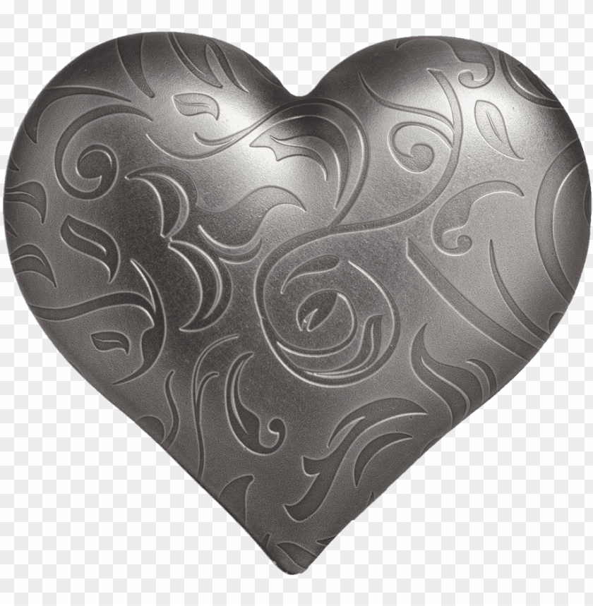 silver heart - silver heart shapes PNG image with transparent background@toppng.com