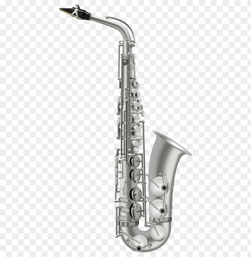 saxophone, silver