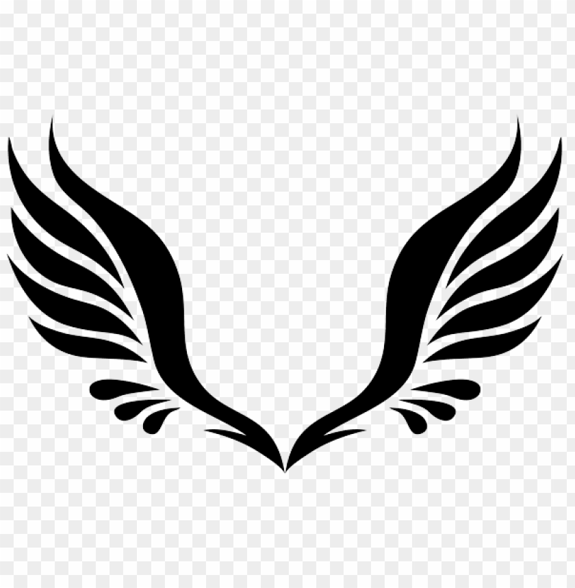 Download Simple Angel Wings Tattoo Png Image With Transparent Background Toppng