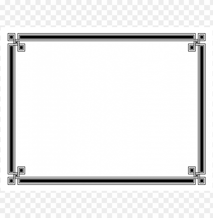simple certificate frame PNG image with transparent background | TOPpng