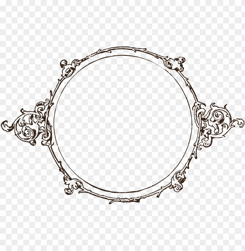 simple circle frame PNG image with transparent background | TOPpng