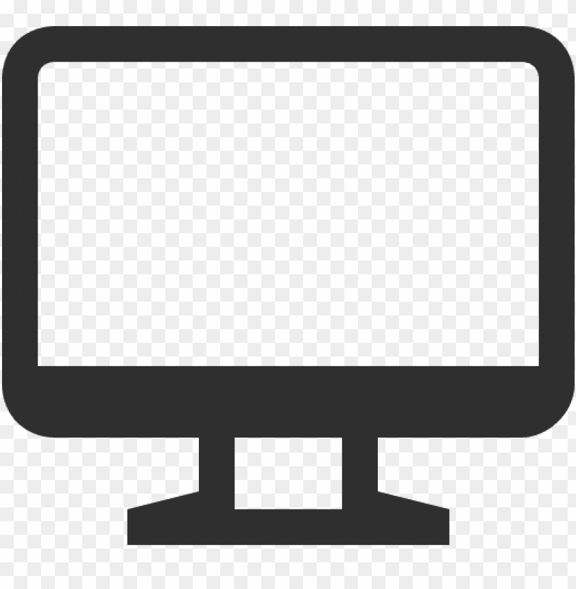 Clear simple computer screen n PNG Image Background ID 70477