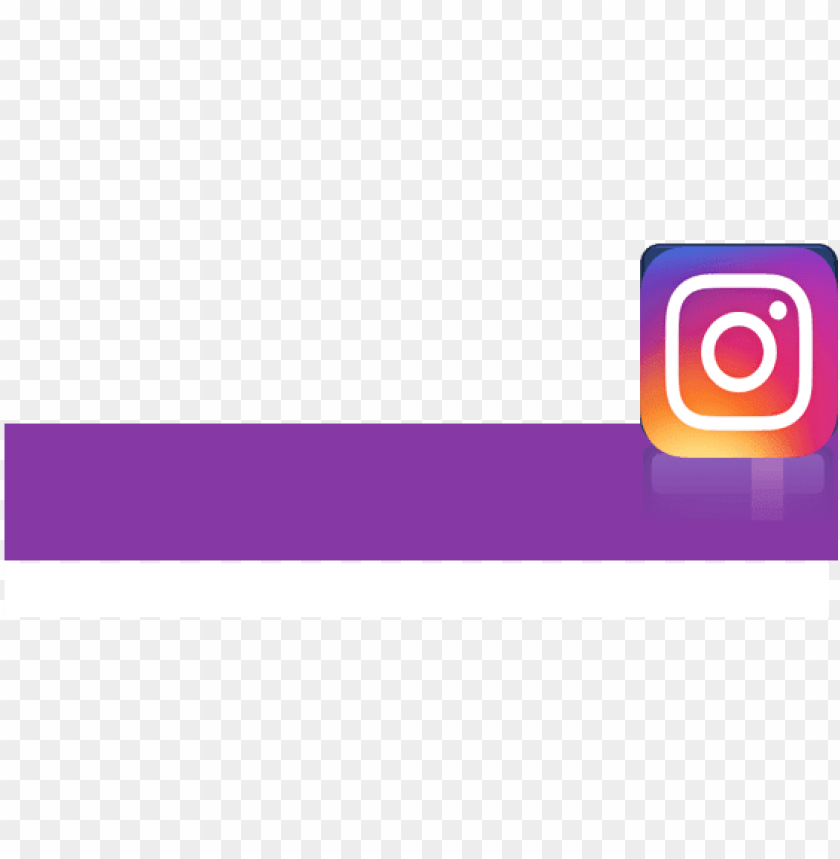 Simple Lower Third Social Media Instagram Circle Png Image With Transparent Background Toppng