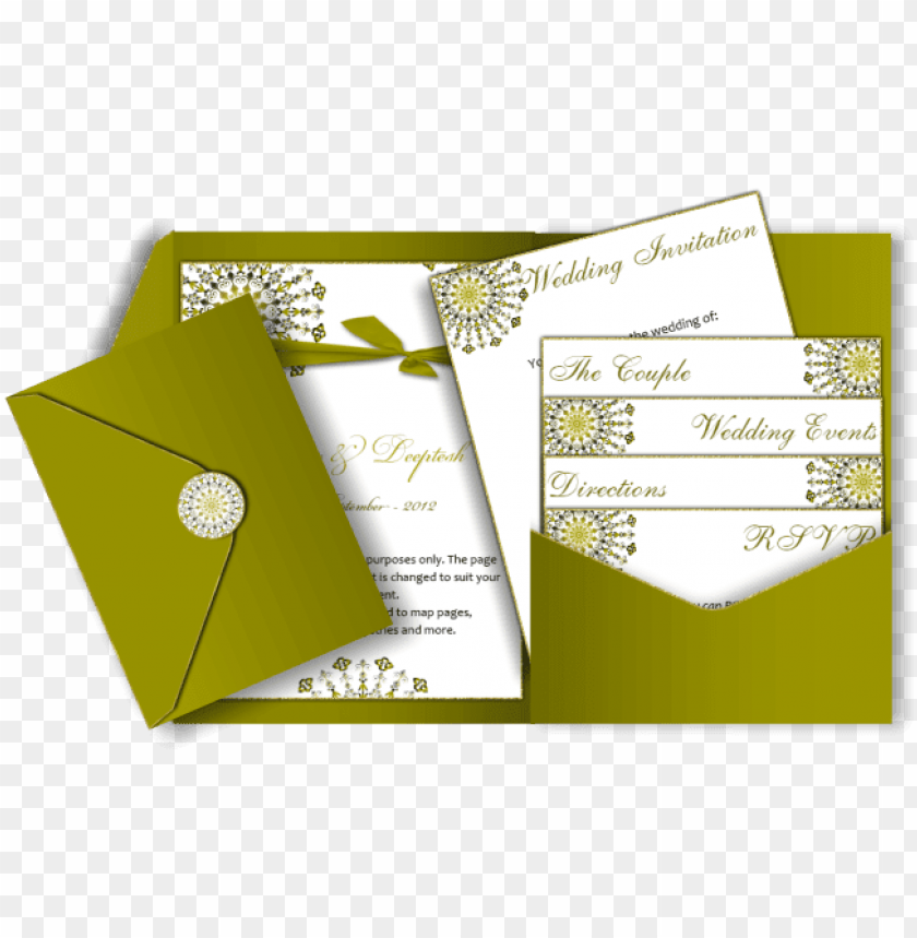 Simple Wedding Invitation Cards Design Png Image With Transparent Background Toppng