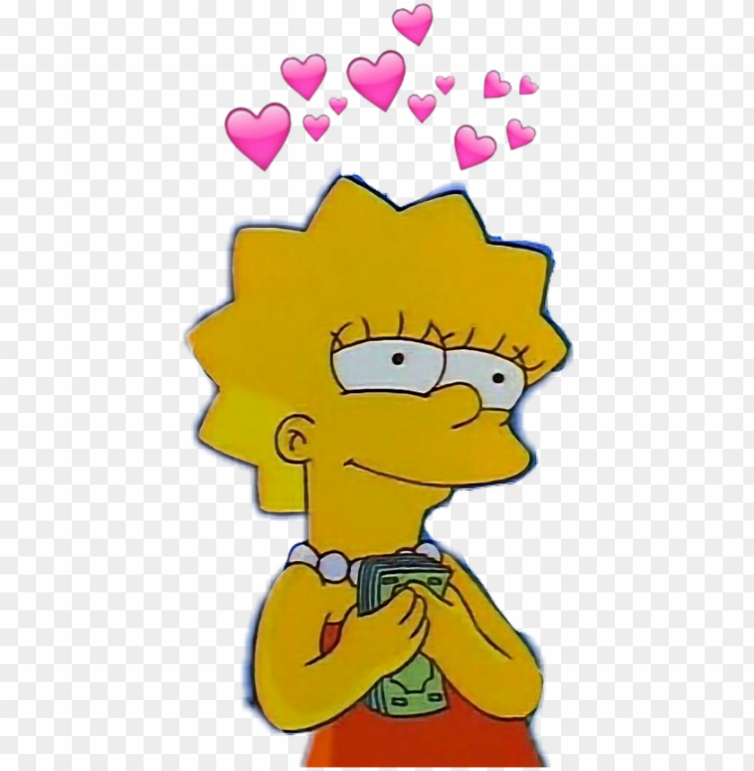 sad#sadboys #simpsons #bartsimpsons Ns#bart#heart - Stickers Vsco Simpsons  Bart, HD Png Download , Transparent Png Image - PNGitem