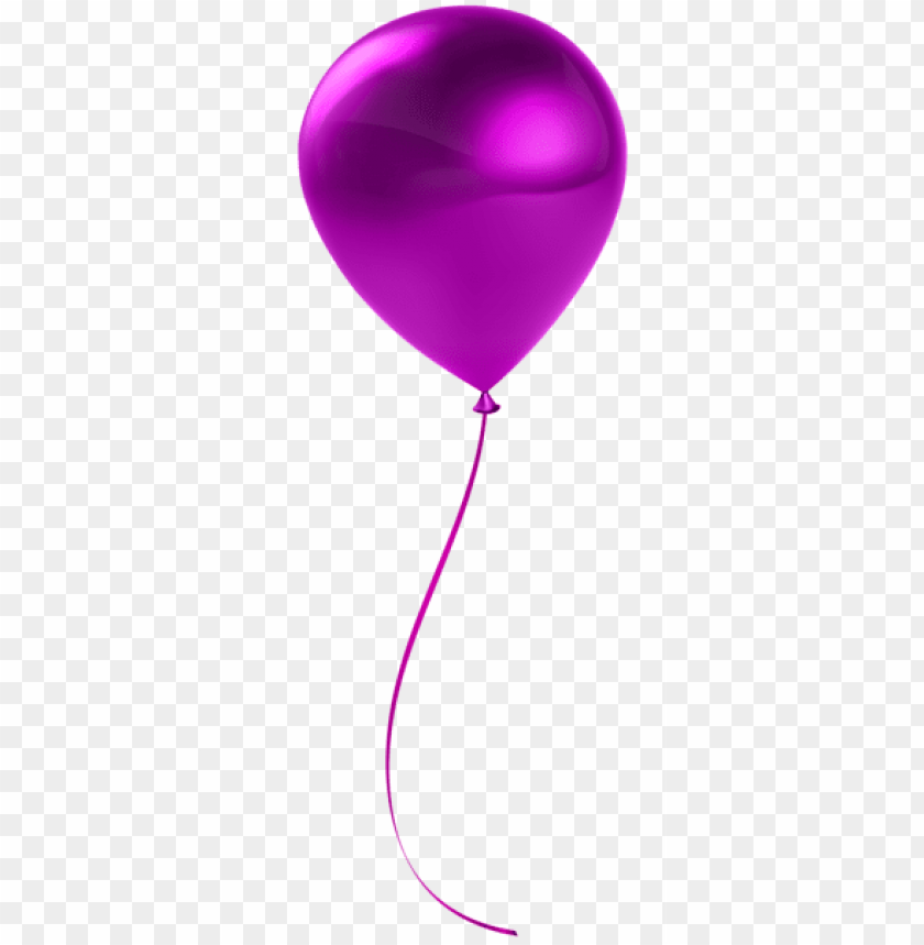Transparent Background PNG of single balloon transparent - Image ID 41973