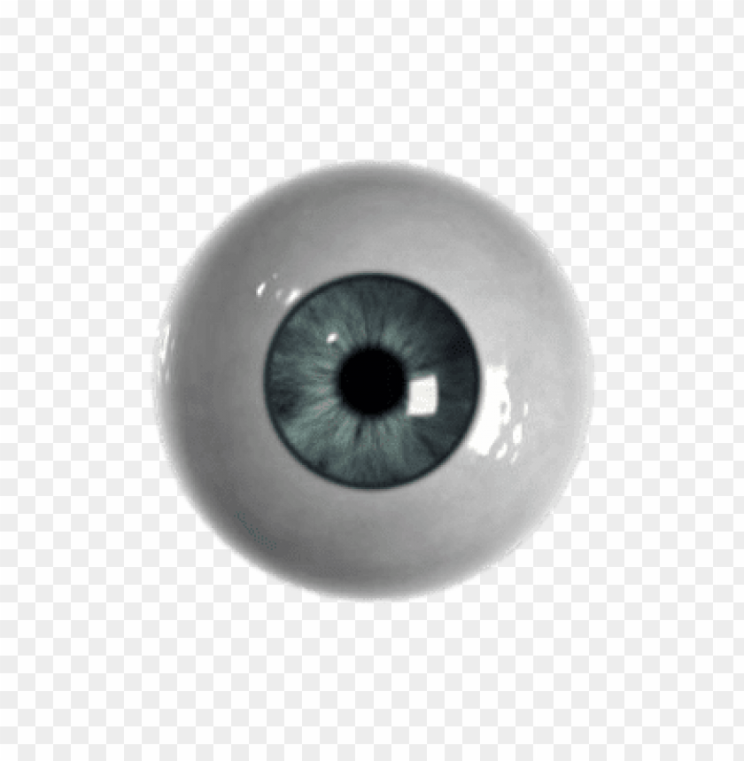 Transparent background PNG image of single eyeball - Image ID 69763