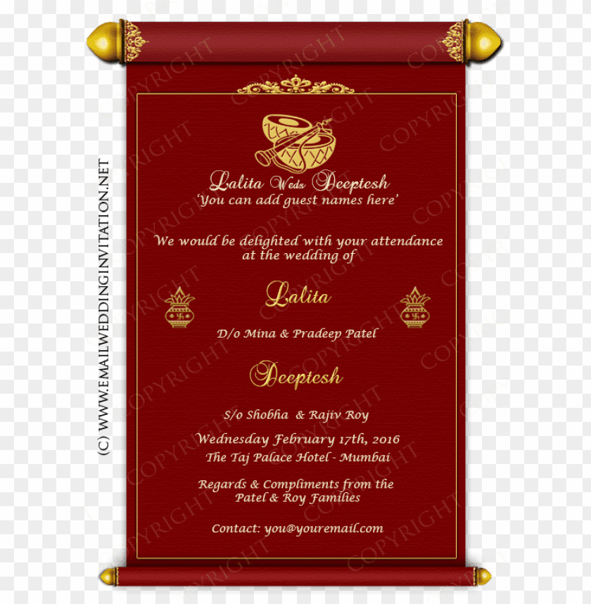 Single Page Email Wedding Invitation Diy Template Wedding