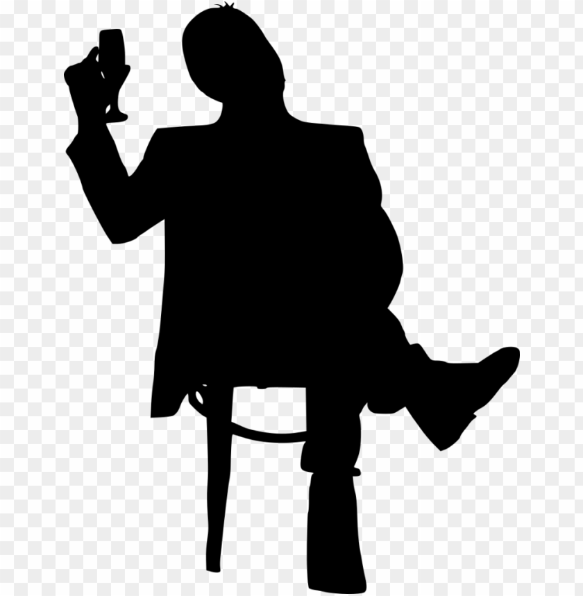 Free download | HD PNG sitting in chair silhouette png - Free PNG ...