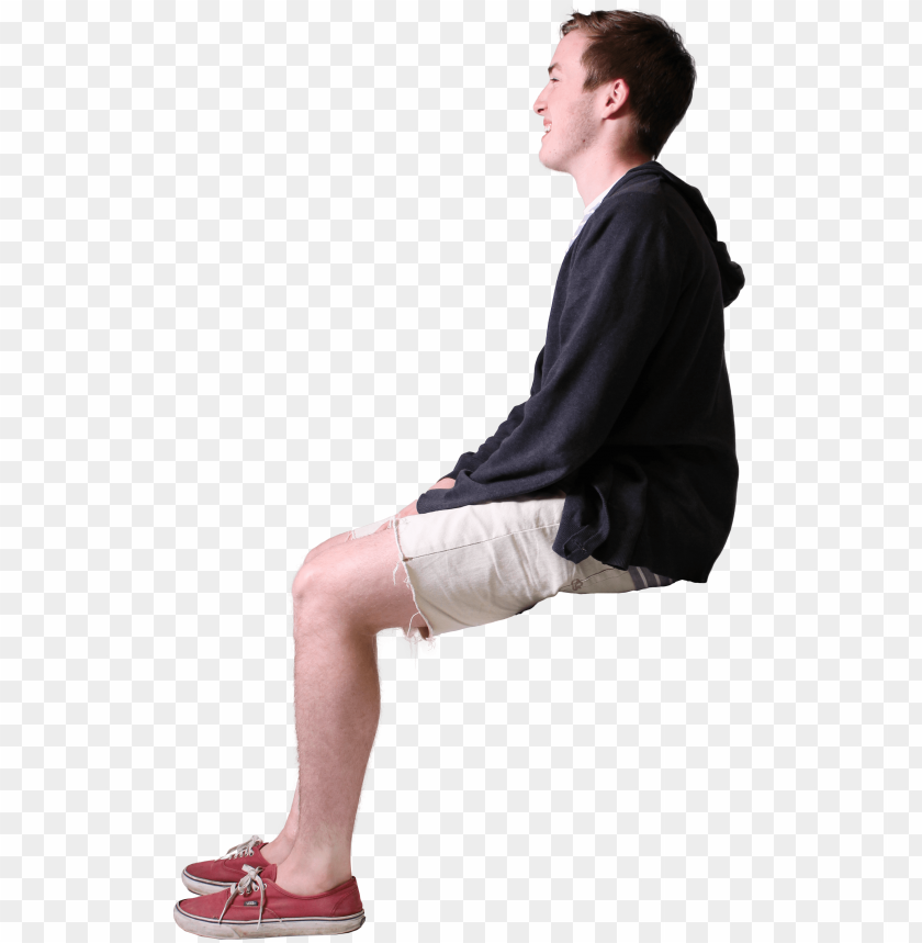 sitting people cutouts PNG image with transparent background | TOPpng