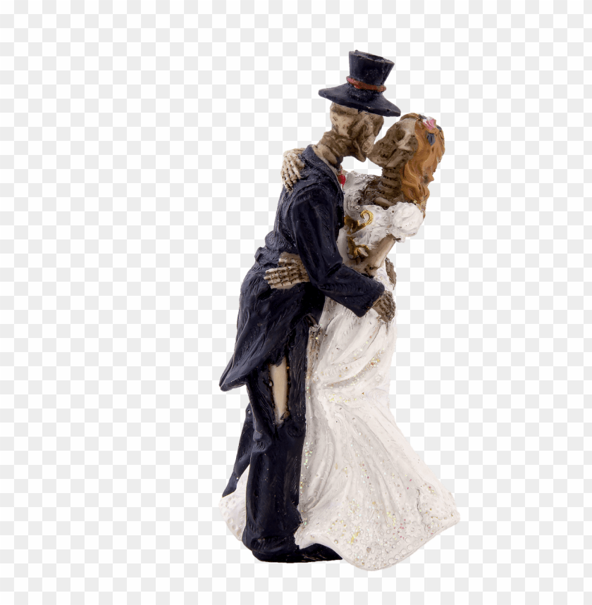 people, skulls and skeletons, skeleton bride and groom kissing, 