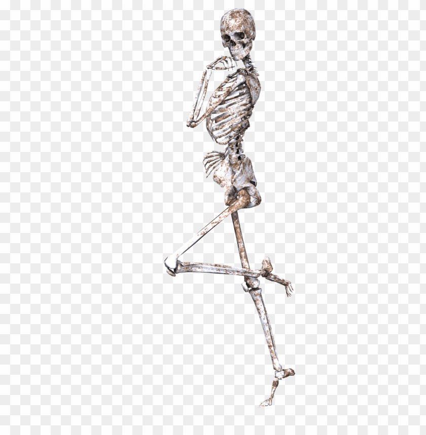people, skulls and skeletons, skeleton on one leg, 