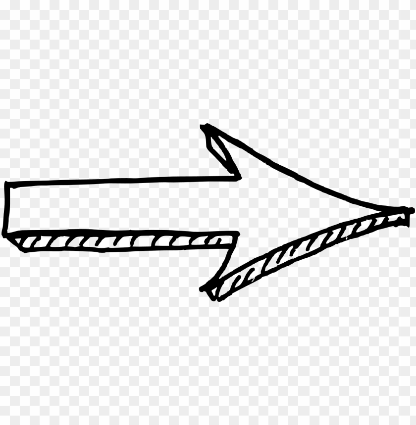 sketch drawn arrow PNG image with transparent background@toppng.com