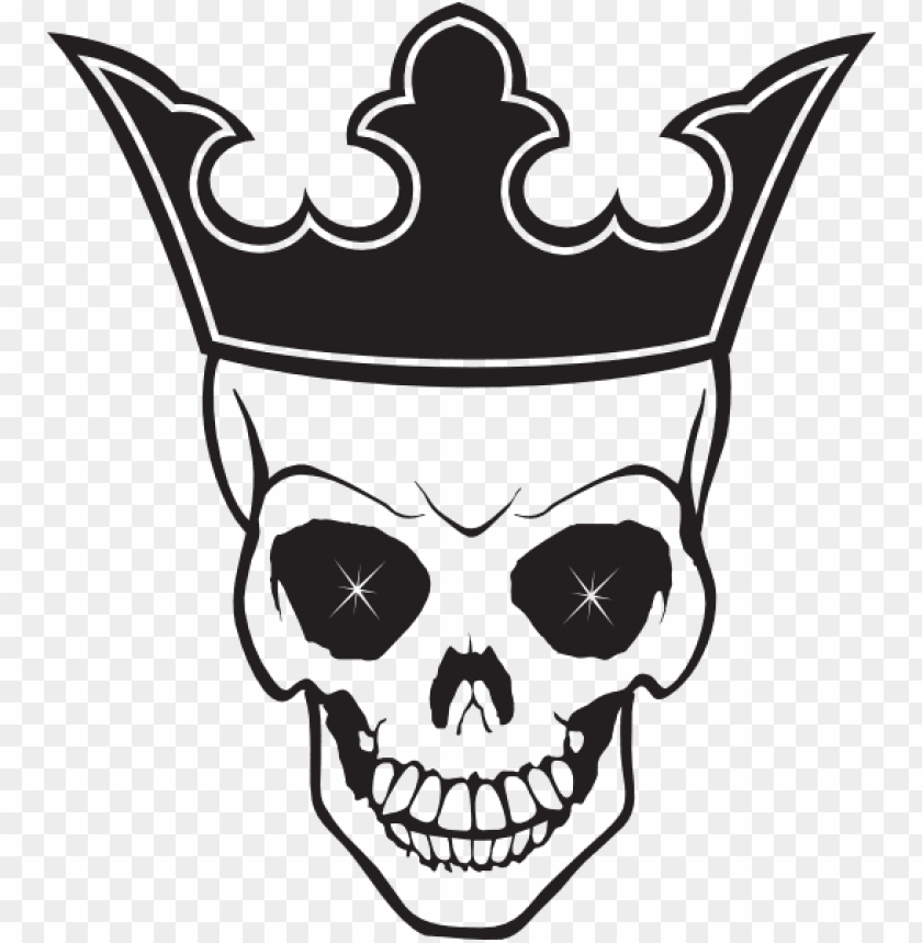 skull and crown tattoo PNG transparent with Clear Background ID 119301