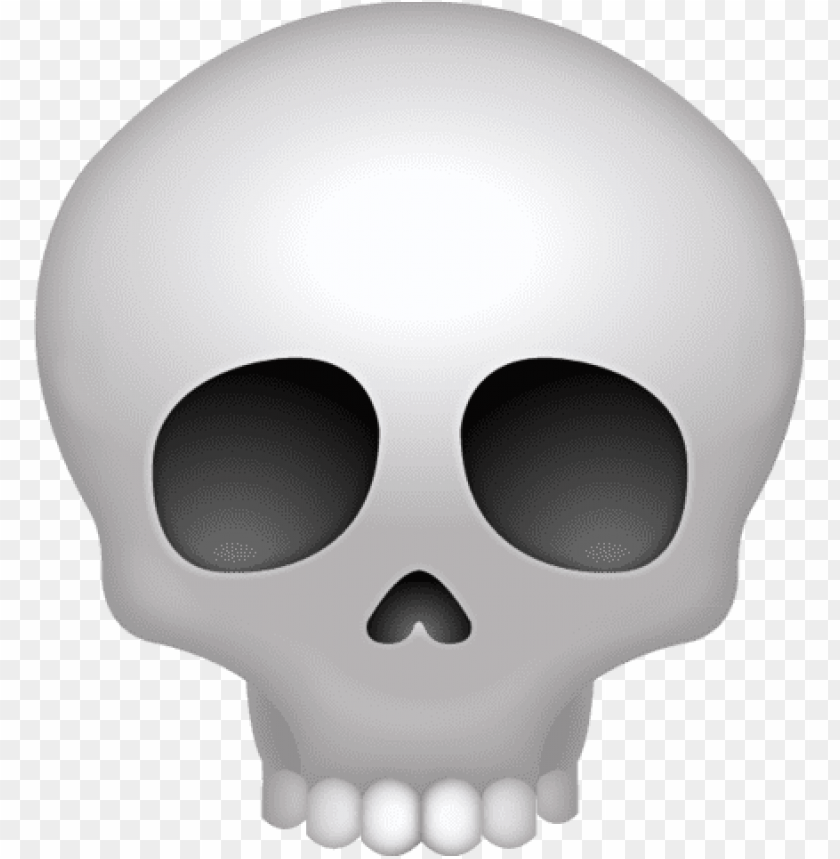 Download Skull Emoji Png Apple Hd High Resolution Clipart Png Photo  