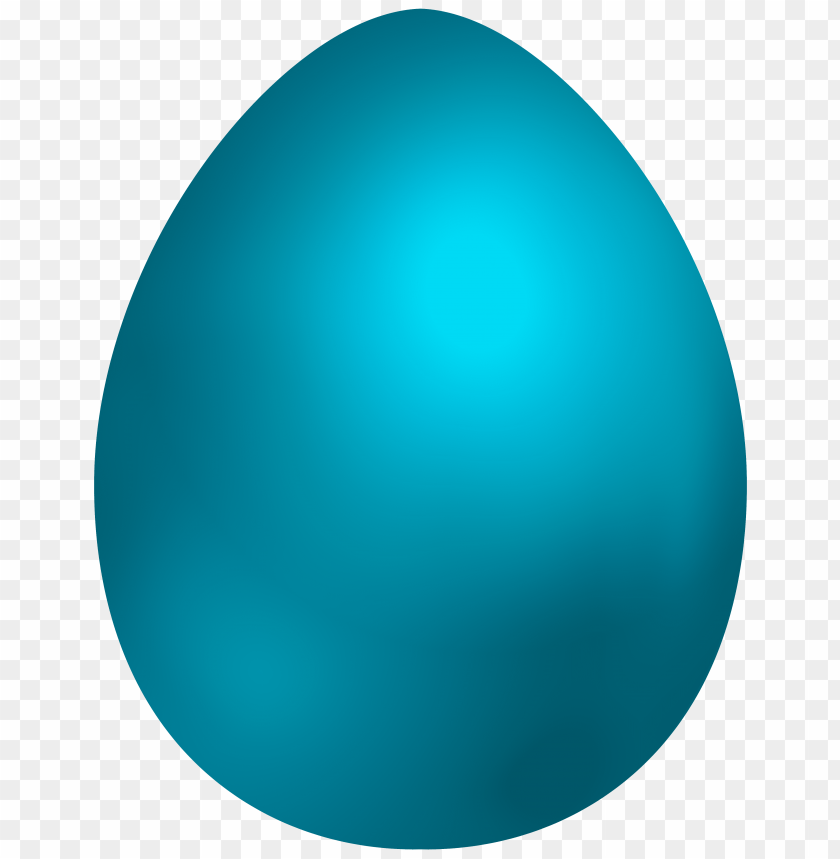 sky blue easter egg clipart png photo - 31093