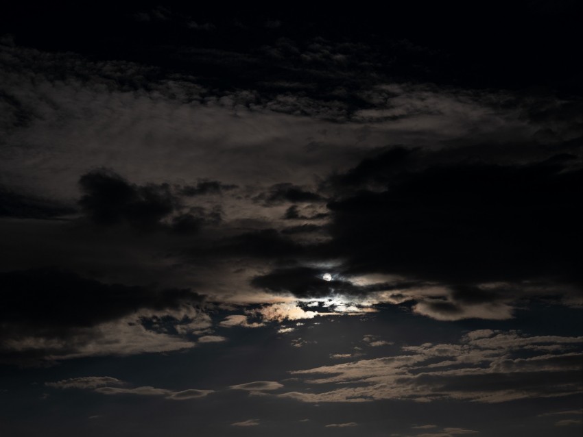 Sky Clouds Night Moon Dark Night Sky Background Toppng