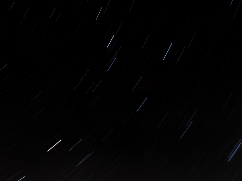 sky, stars, movement, long exposure, night