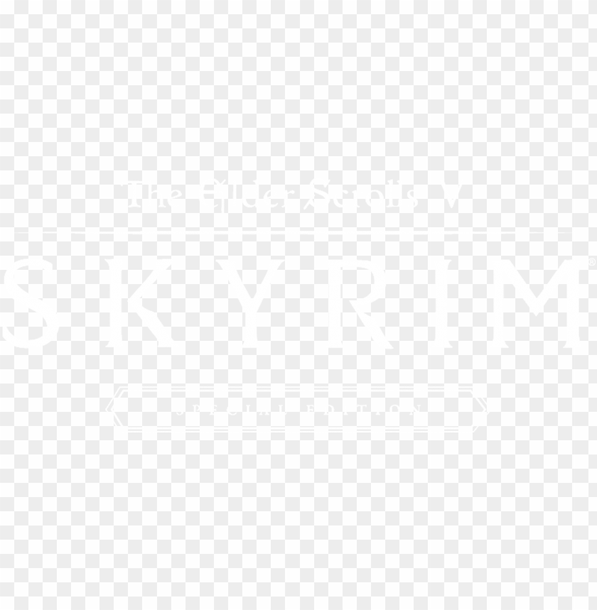skyrim logo transparent