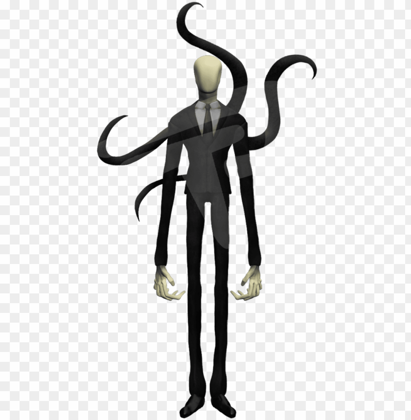 slender man render PNG image with transparent background TOPpng