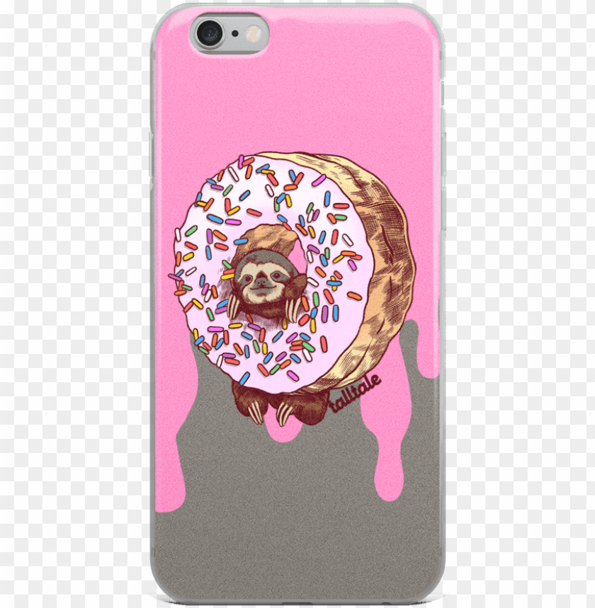 Sloth Donut Iphone Case - Mobile Phone Case PNG Transparent With Clear Background ID 235394