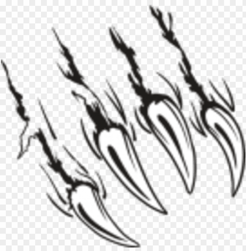 Small Bear Claw Scratch Png Image With Transparent Background Toppng - black claw marks roblox
