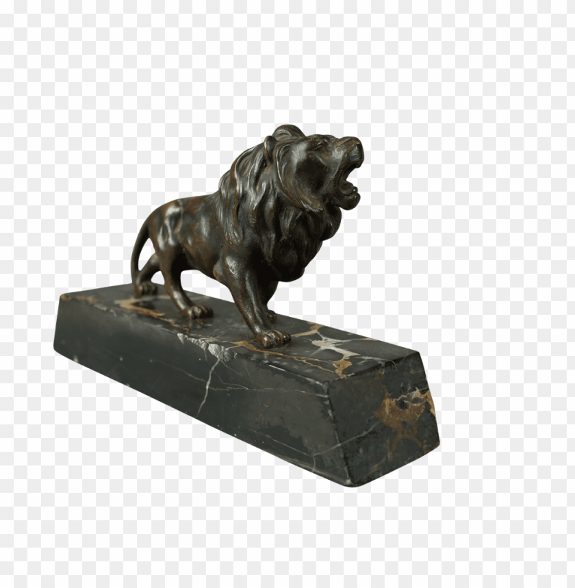miscellaneous, art, small bronze lion, 
