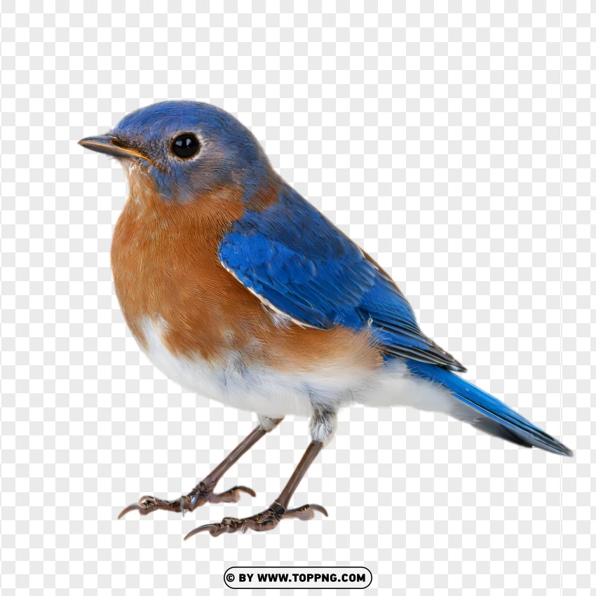 bird, bluebird, perched, tree