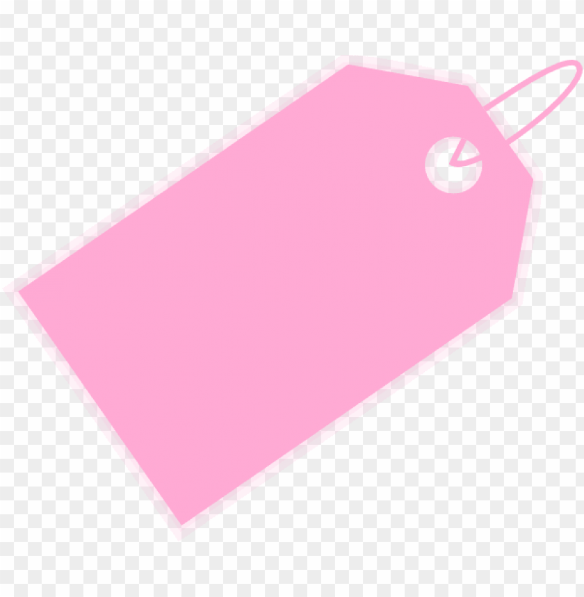 small pink price tag clipart PNG transparent with Clear Background ID 196904