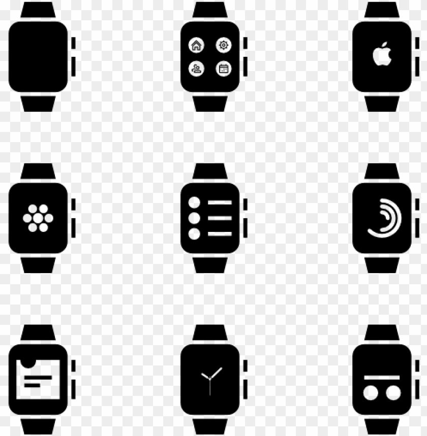 smartwatch 11 icons smartwatch icon png - Free PNG Images ID 126788