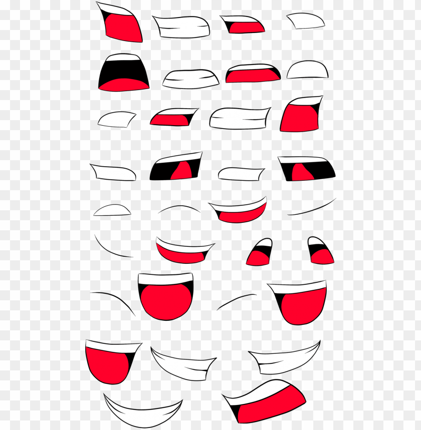 smile anime mouth PNG image with transparent background | TOPpng
