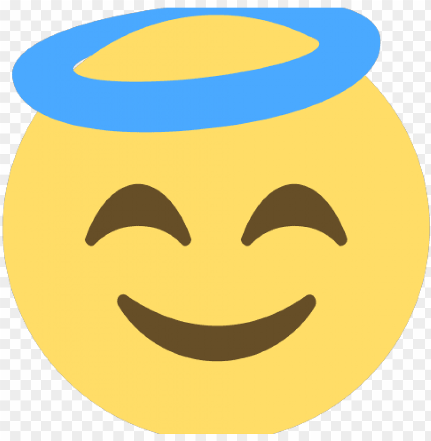 smileyangel - angel emoji no background, angel emoji, emoji, angel