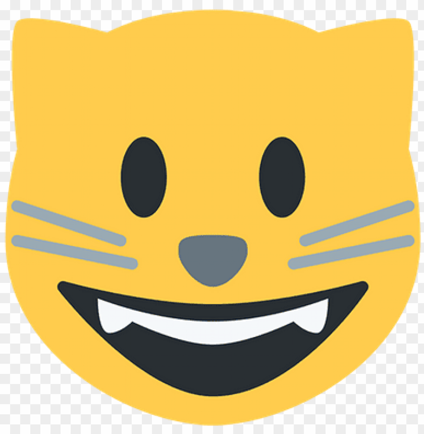 free PNG smiling cat emoji PNG image with transparent background PNG images transparent