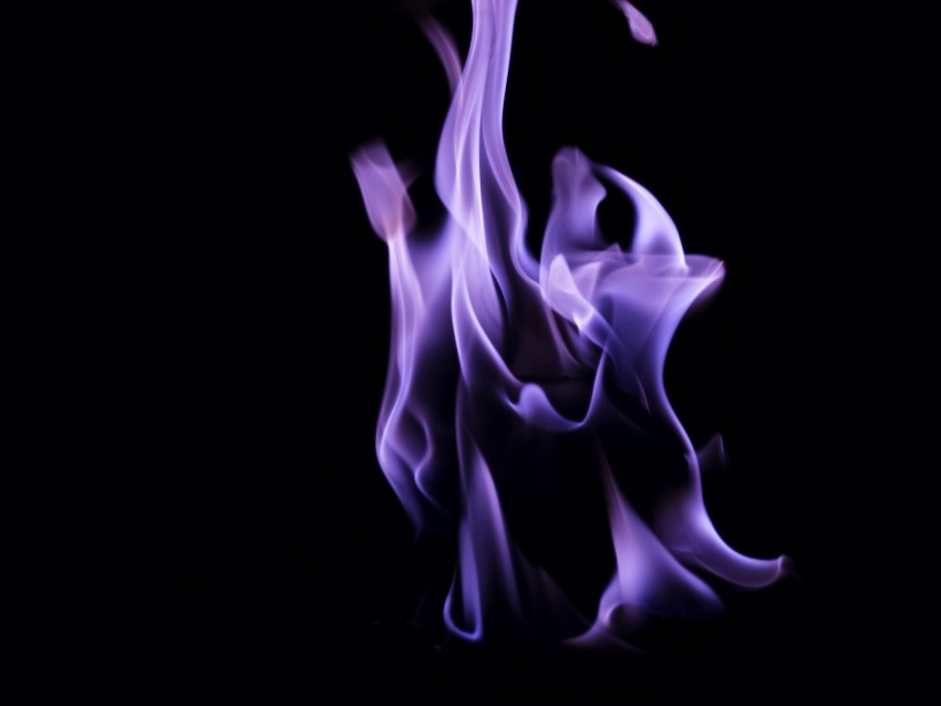 smoke, fire, color, purple, dark