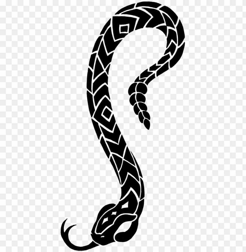 free PNG snake tattoo png image transparent - tribal snake PNG image with transparent background PNG images transparent