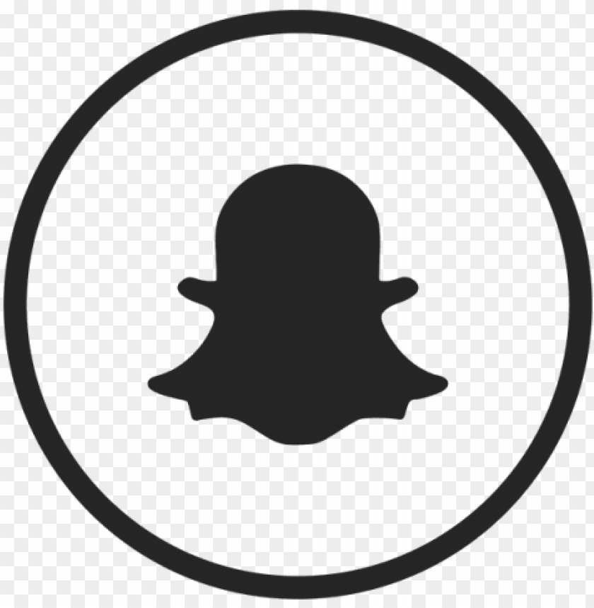 Transparent Snapchat Circle Png - Instagram Facebook Twitter Snapchat Logo,  Png Download - kindpng