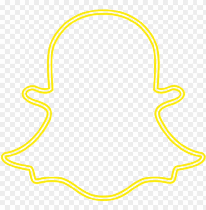 snapchat icon, snapchat filters, neon, white snapchat, neon frame, neon line