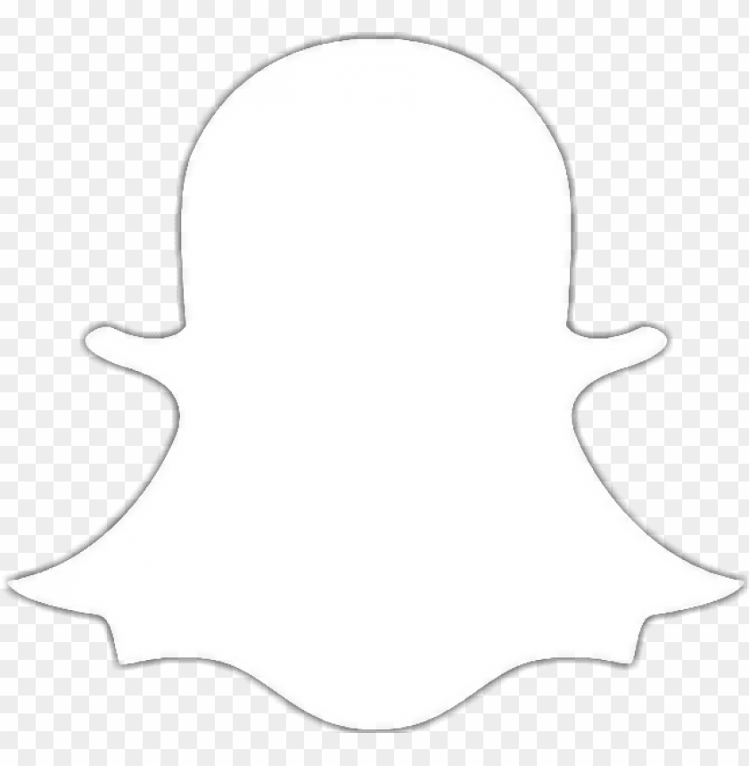 snapchat logo white blanco negro moda snapchat icon white png - Free PNG Images ID 129011