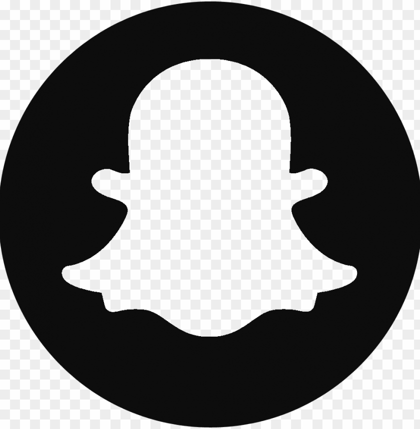 Snapchat Logo4 Snapchat Logo Png Black And White Png Image With Transparent Background Toppng