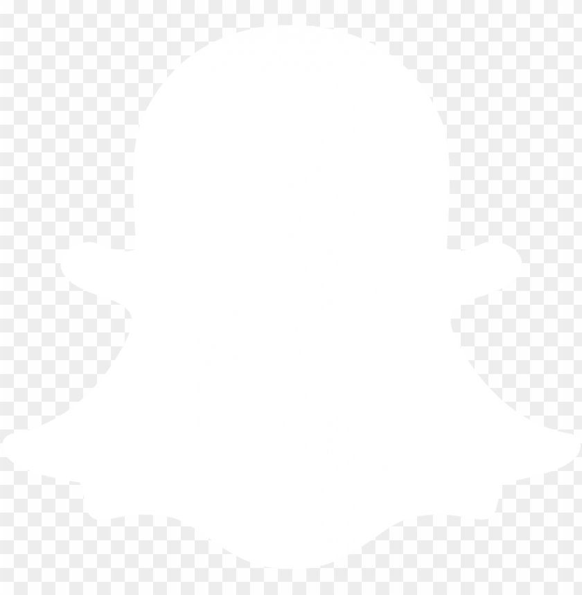 Snapchat - Snapchat Icon Black And White PNG Transparent Background