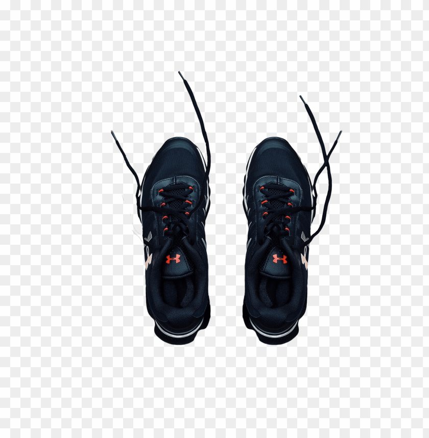 
sneaker
, 
shoes
, 
running shoe
, 
shoe
, 
black
, 
orange tip
, 
top view
