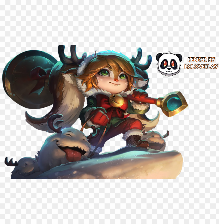 free PNG snow fawn poppy render lol verlay champions pinterest - snow fawn poppy PNG image with transparent background PNG images transparent