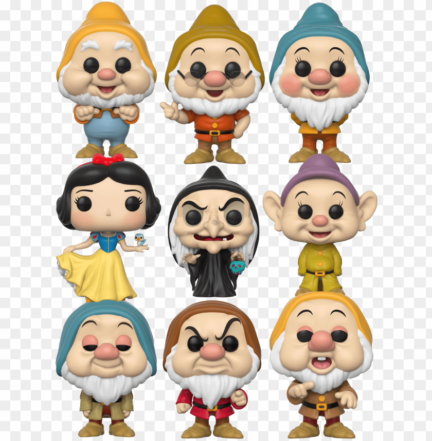 free PNG snow - snow white and the seven dwarfs funko po PNG image with transparent background PNG images transparent