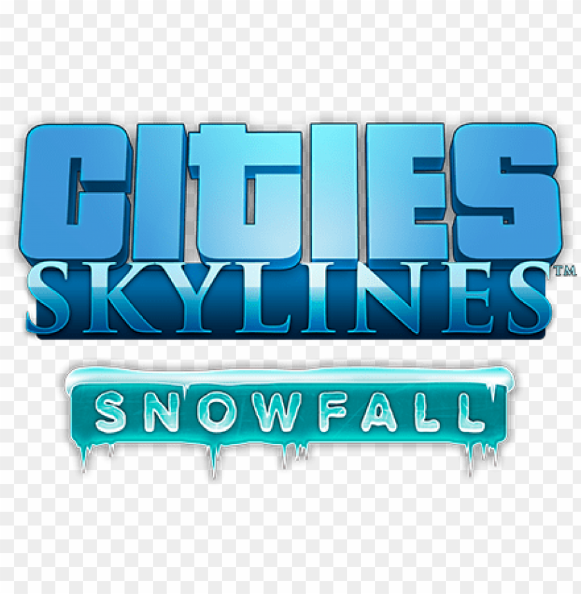 snowfall, , gamelogo - cities skylines PNG image with transparent background@toppng.com