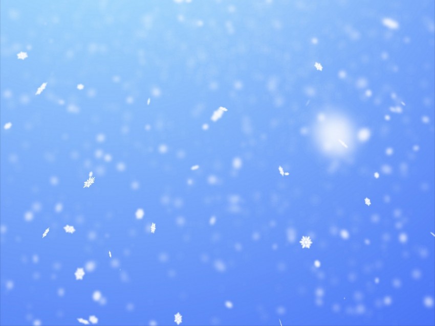 snowfall, snowflakes, snow, winter, blue, light, background