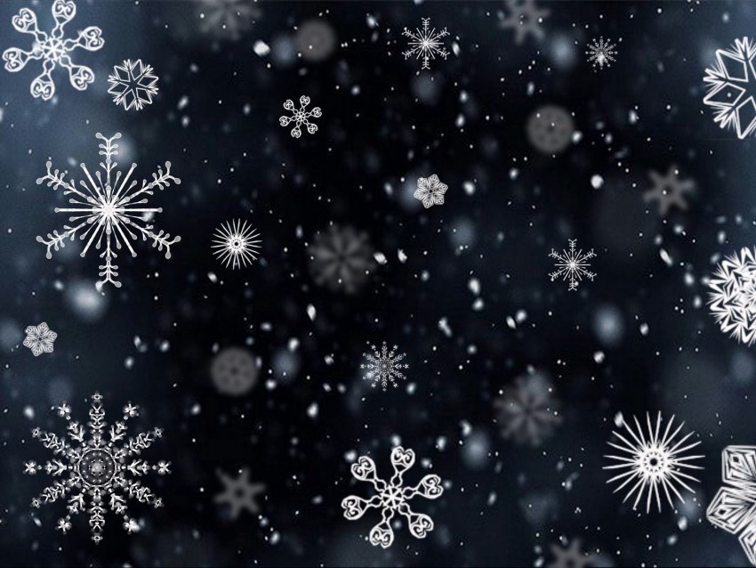snowflakes, patterns, texture, winter