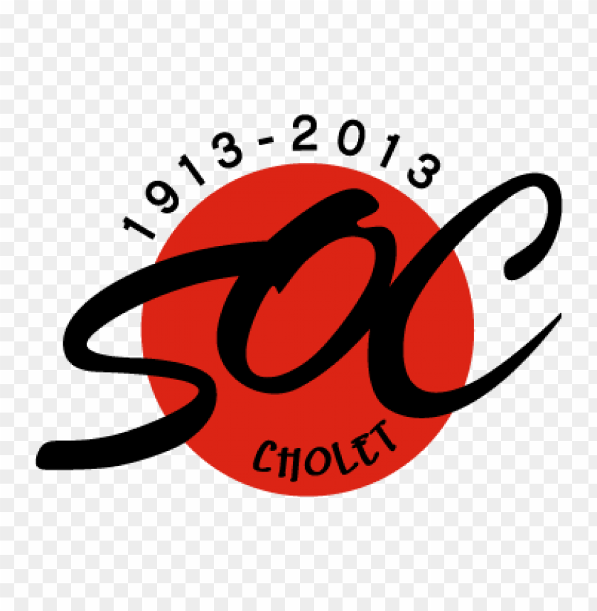  so cholet 100 years vector logo - 459686