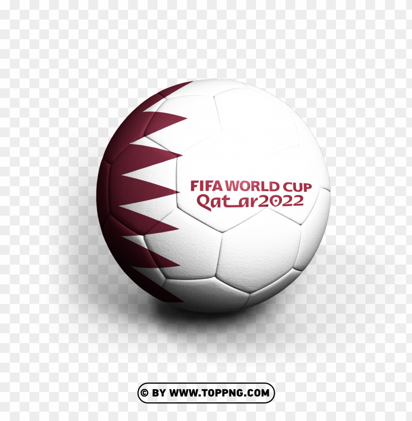 soccer ball qatar 2022 flag on ball realistic 3d rendering png, 2022 transparent png,world cup png file 2022,fifa world cup 2022,fifa 2022,sport,football png