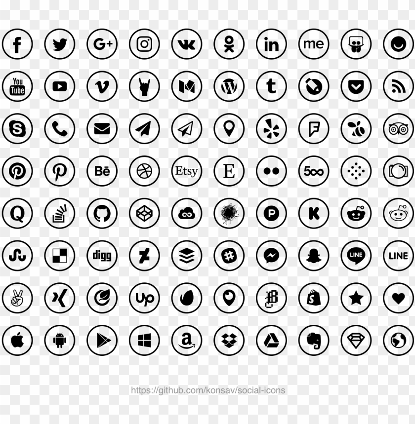 Social Media Icons Heilsteine Liste Mit Bilder Png Image With Transparent Background Toppng