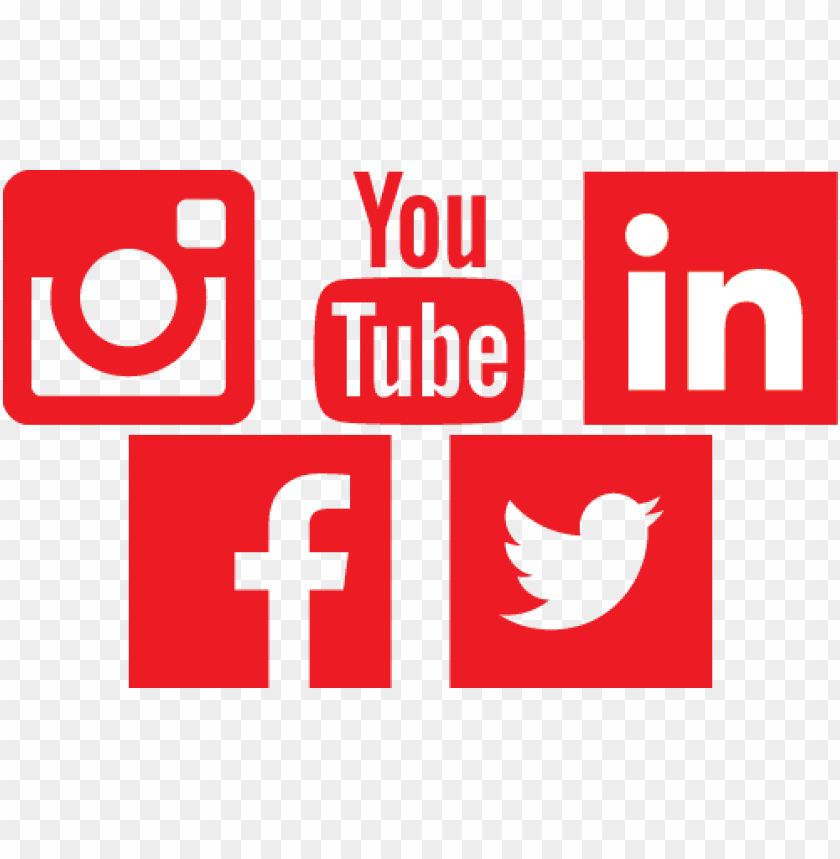 social media icons red copy copy - red social media icons transparent png - Free PNG Images@toppng.com